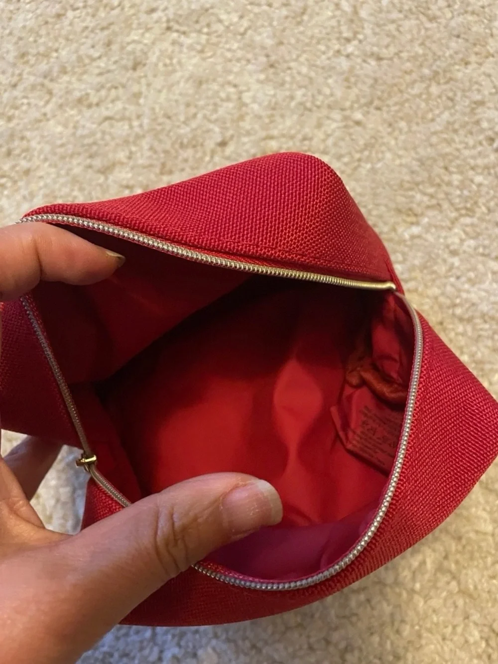 Christian Dior Red Cosmetic Pouch